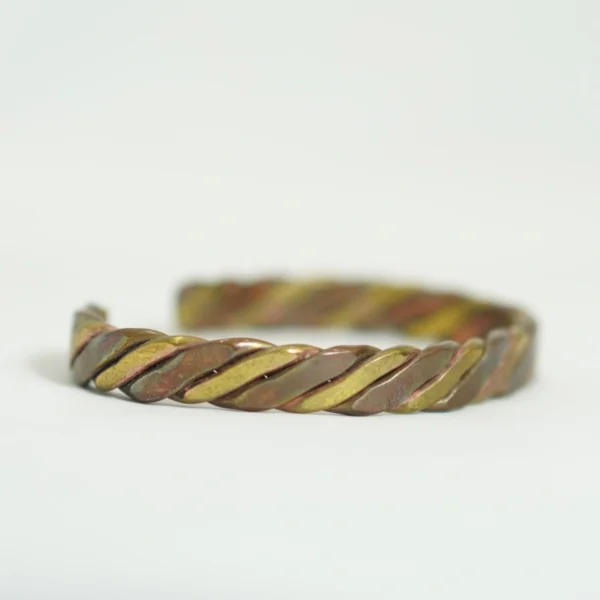 Braided Moroccan Copper & Brass Bracelet – Tradition in Every Twist