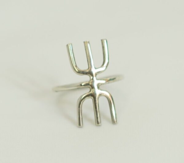 Berber Amazigh Symbol Ring ⵣ – Handmade Sterling Silver Tuareg Ring
