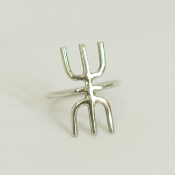 Berber Amazigh Symbol Ring ⵣ – Handmade Sterling Silver Tuareg Ring